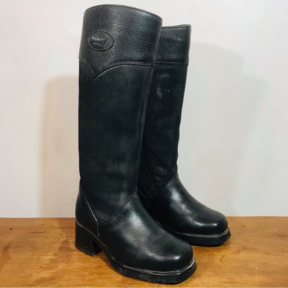 Pajar Women’s Tall Black Winter Rain Boots - Picture 2 of 8